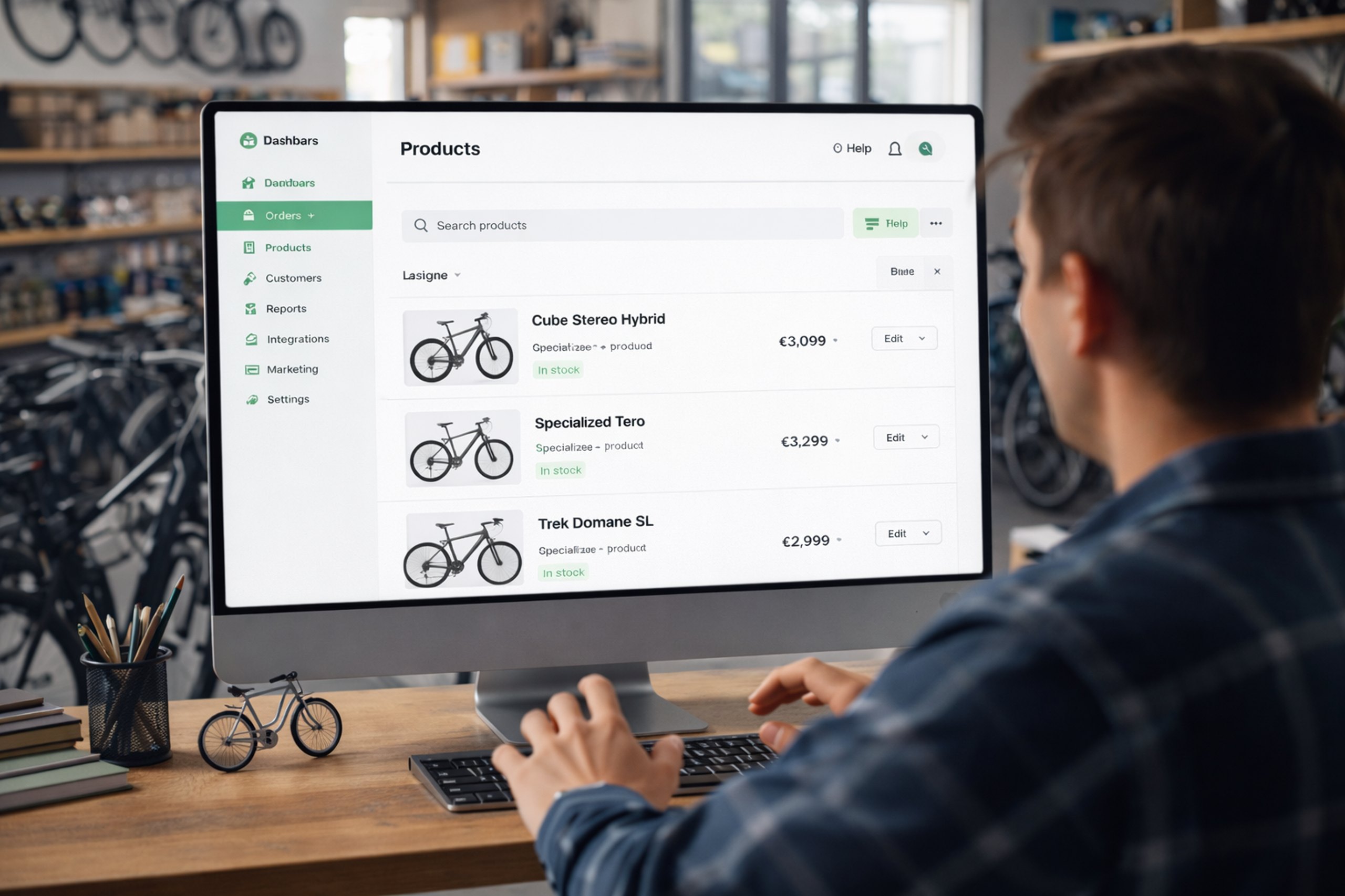 Einfache Shop-Anbindung für Fahrradhändler